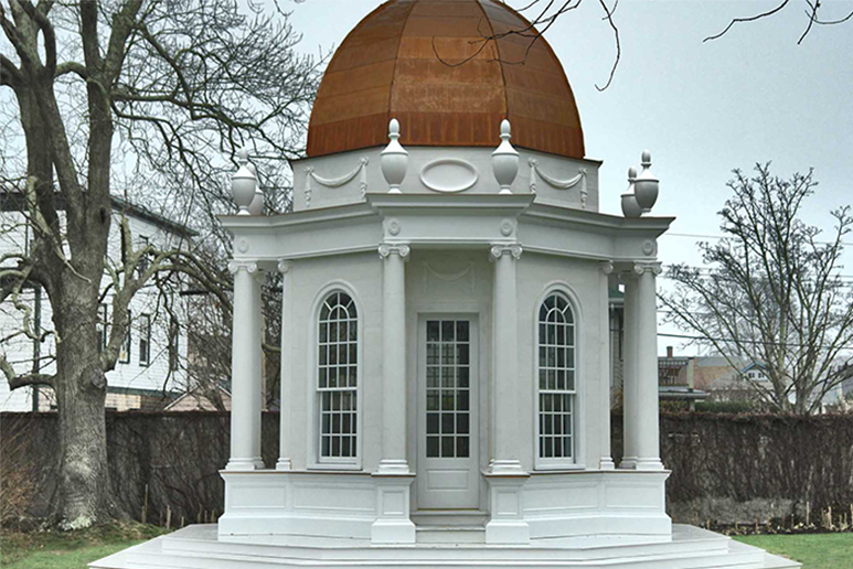 Belleview House featuring custom architectural materials and historic detailing